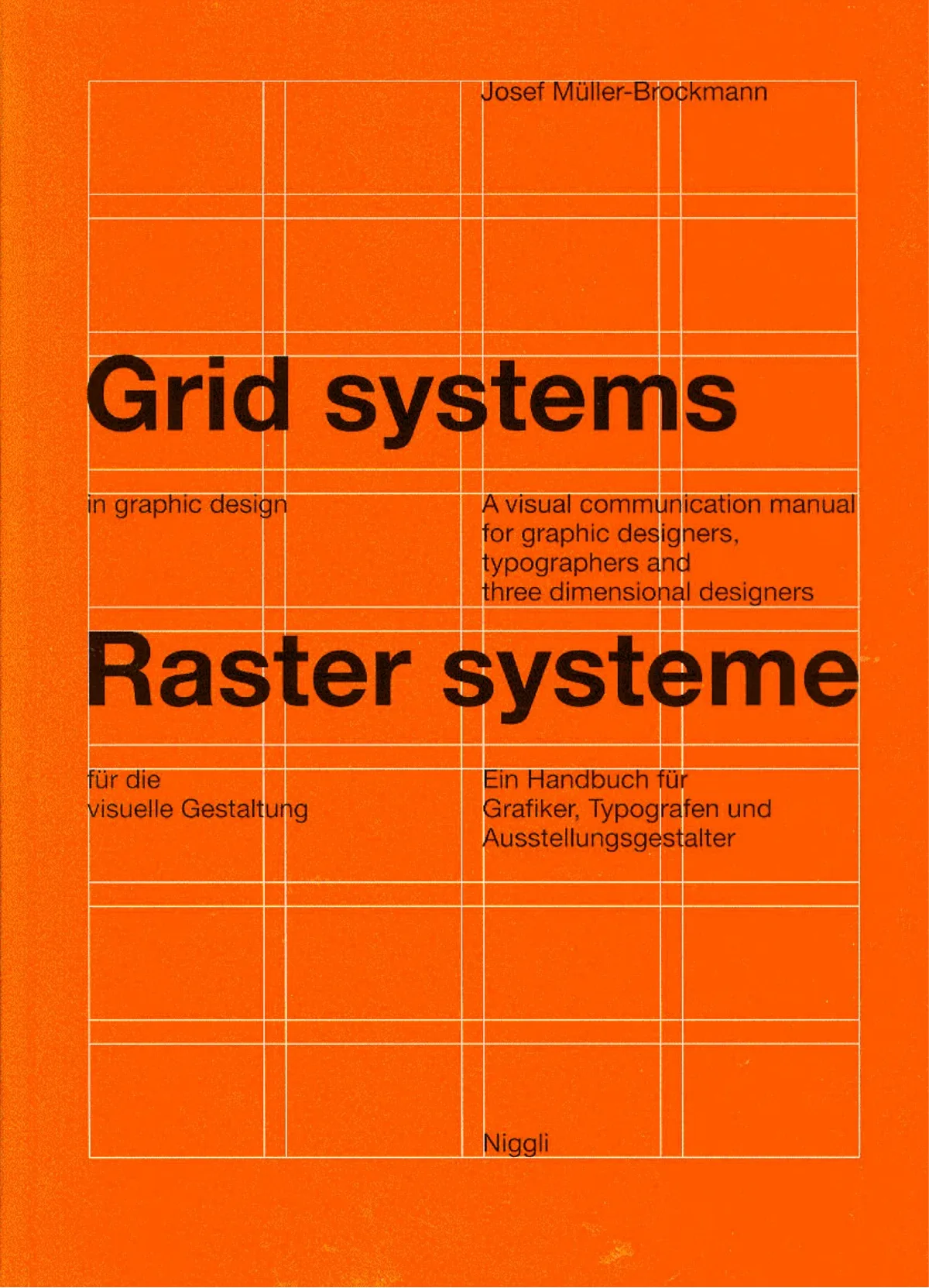 Josef Muller-Brockmann Raster Systeme cover